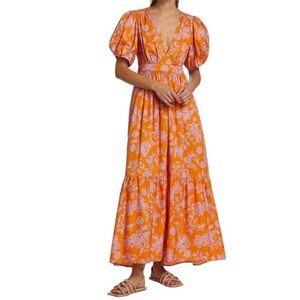 XíRENA Larkyn Dress - Tropicana Orange, S